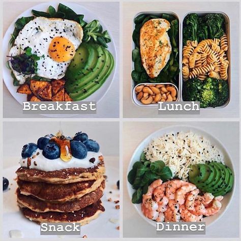 Health and Nutrition🏃‍♂️🥗 on Instagram: “Weekend Inspo💫✨ *Swipe for 5 healthy and delicious meal plan ideas! Calories per day are⠀ 2000 on average (any details please ask!) Happy…” Diets Meals, Prep Snacks, Meal Plan Ideas, Snack Sani, Balanced Eating, Buddha Bowls, Resep Diet, Makanan Diet, Plan Ideas