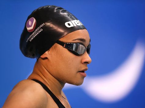 A swimming cap made for Black hair gets final approval after Olympic ban : NPR Ajla Tomljanovic, Swimmers Hair, Katie Ledecky, Olympic Swimmers, Swimming Cap, Competitive Swimming, Swim Cap, Swim Caps, Serena Williams