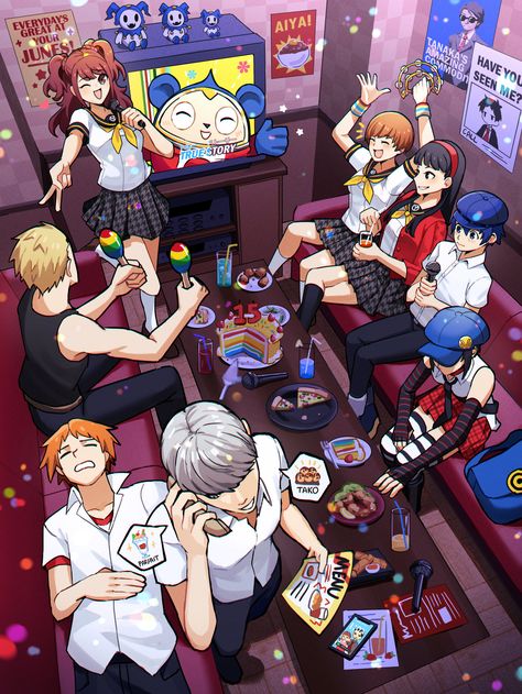 https://twitter.com/kuki_tan/status/1681816504826753030/photo/1 Siamese Dream, Persona Q, Persona 5 Anime, Shin Megami Tensei Persona, Shin Megami Tensei, Persona 4, Anime Wallpaper Phone, 5 Anime, 15th Anniversary