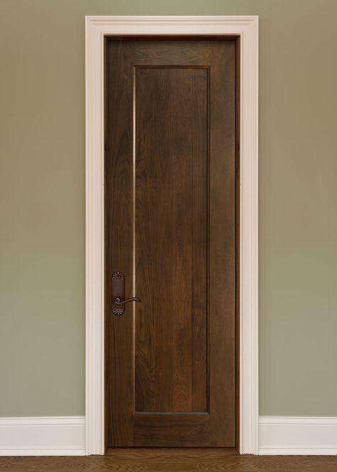 Paint Doors White, Solid Wood Front Entry Doors, Doors For Home, Mahogany Wood Doors, Solid Wood Entry Doors, Custom Interior Doors, Painted Interior Doors, Solid Wood Interior Door, Interior Door Trim