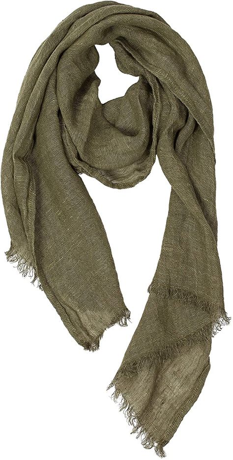 Lusie's Linen Scarf For Women & Men - 100% Flax - Imported from Europe at Amazon Women’s Clothing store Linen Scarf, Fabric Scarf, Brands Fashion, Linen Scarves, Fashion Scarves, Scarf For Women, Linen Shop, Scarf Men, Pure Linen