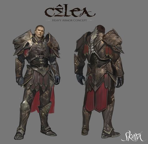 Heavy Armor, Knight Armor, Game Concept Art, Fantasy Armor, Armor Concept, Fantasy Warrior, Character Design Male, Creature Concept, Character Design References