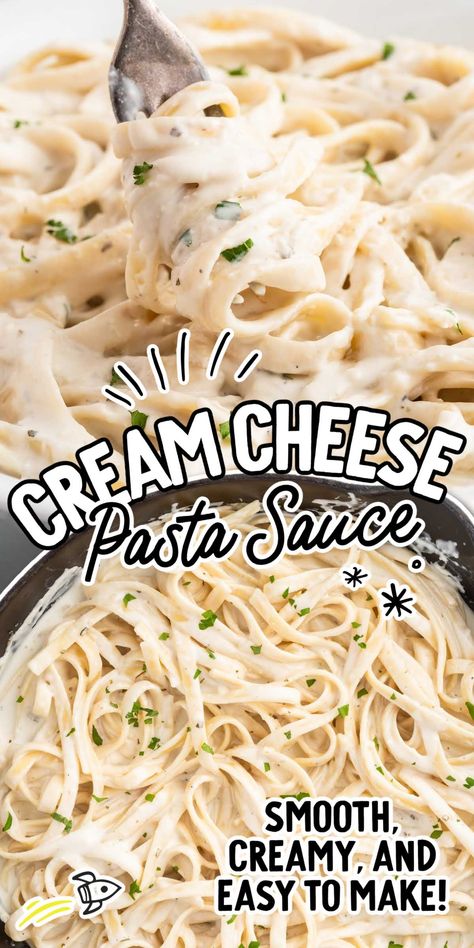 Pasta Sauce With Cream Cheese, Sour Cream Pasta Sauce, Pasta Cream Cheese, Sauce With Cream Cheese, Cream Cheese Pasta Sauce, Sour Cream Pasta, Cheesy Pasta Sauce, Cheese Pasta Sauce, White Pasta Sauce Recipe