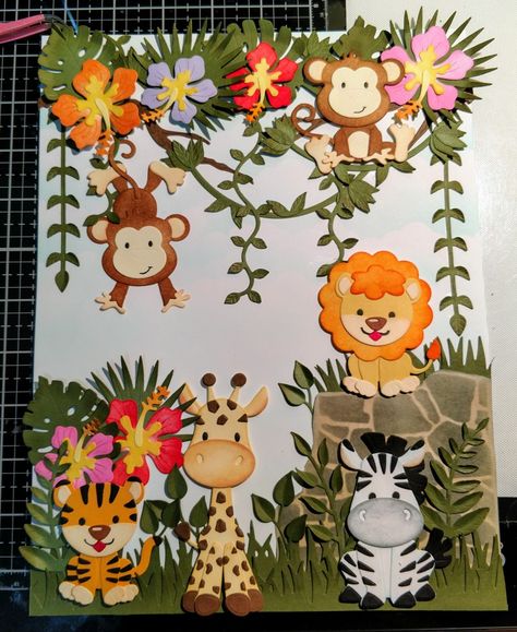 Jungle Theme Classroom Decorations, Birthday Chart Classroom, Jungle Crafts, Jungle Theme Decorations, Jungle Theme Classroom, Jungle Thema, Theme Carnaval, School Art Activities, School Kids Crafts