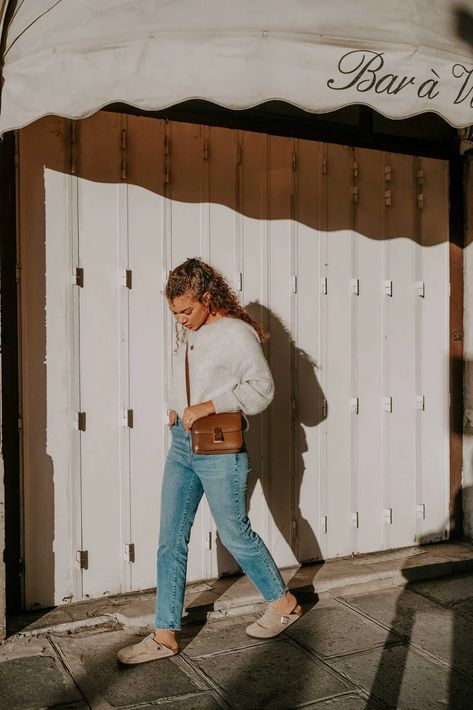 Birkenstock Boston clogs outfit with straight leg jeans, alpaca sweater, camel trouser socks, brown leather Celine dupe box bag, and a gold coin pendant necklace. Birkenstock boston clog fall outfit, how to clean birkenstock suede Suede Birkenstock Clog Outfit, Mink Birkenstock Clogs Outfit, Boston Clogs Outfit Women Fall, Birkenstock Boston Suede Mocha Outfit, Birkenstock Clogs Outfit Jeans, Fur Lined Clogs Outfit, Beige Clogs Outfits, How To Style Birkenstock Boston, Birkenstock Clogs With Jeans