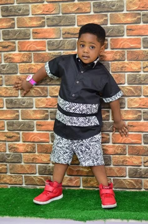 Boys Ankara Styles, Ankara For Boys, Ankara Styles For Boys, Boys Ankara Outfits, African Kids Clothes, African Shirt, African Wear For Men, Latest African Men Fashion