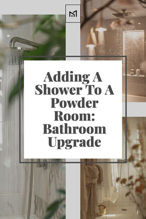 Explore the process of adding a shower to your powder room, enhancing its functionality and appeal. This guide covers evaluating space requirements, selecting the right fixtures for small bathrooms, and understanding plumbing modifications needed for installation. Learn about waterproofing, ventilation, and efficient layout designs to maximize your powder room's potential. How To Add A Shower To A Half Bath, Adding A Shower To A Powder Room, Add A Shower To A Half Bath, Adding A Shower To A Half Bath, Adding Shower To Half Bath, Powder Room Layout, Space Under Stairs, Powder Room Bathroom, Modern Powder Room