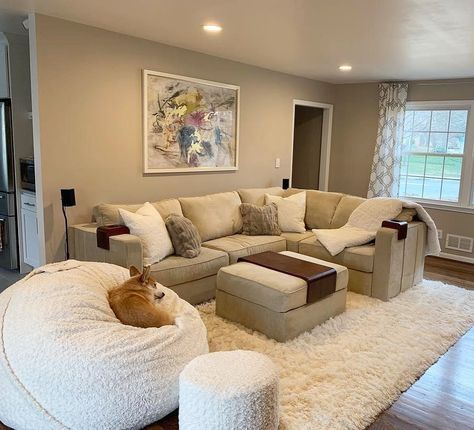 Bean Bag Living Room Ideas Decor, Living Room With Bean Bags Ideas, Lovesac Living Room, Lovesac Sactional Living Rooms, Lovesac Couch, Lovesac Sactional, Love Sac, Bean Bag Living Room, Mcu Dr