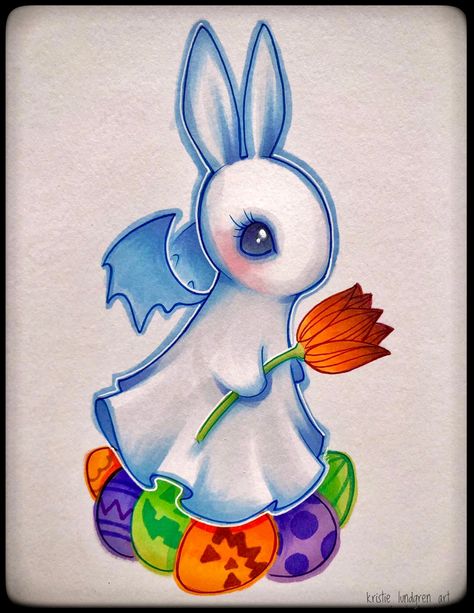 Easter Horror, Spooky Easter, Halloween Wallpaper Cute, Easter Wallpaper, Easter Pictures, Spring Equinox, Voodoo Dolls, Sketch Inspiration, Cute Dragons