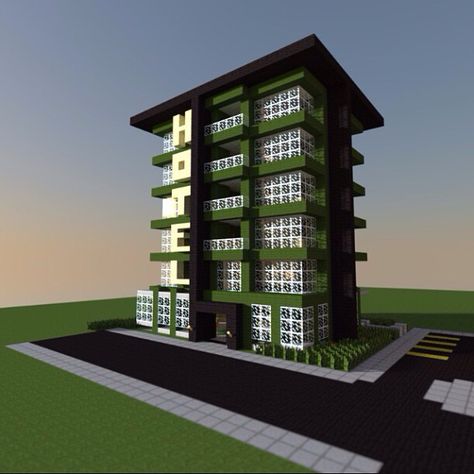 Modern City Building, Minecraft Hotel, Villa Minecraft, Minecraft Modern City, Modern Minecraft, Construction Minecraft, Minecraft Building Ideas, Modern Minecraft Houses, Minecraft City Buildings