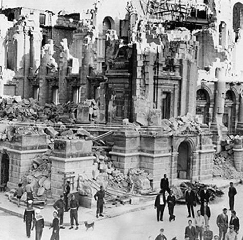 Bombed opera house in Malta Malta Italy, Air Malta, Malta History, Malta Food, Las Vegas Airport, Malta Valletta, George Cross, Maltese Islands, Malta Gozo