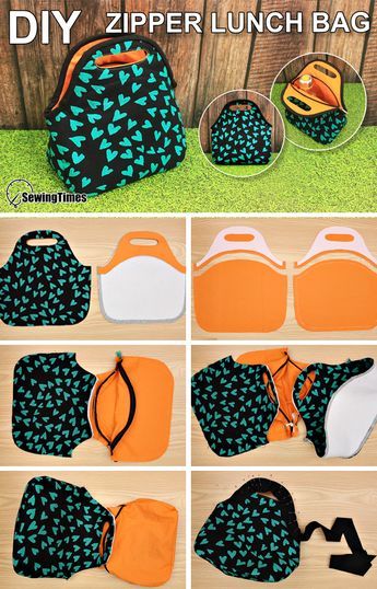 Diy Lunch Bag Pattern Free, Lunch Bag Pattern Free, Lunch Bag Sewing Pattern, Lunch Bag Diy, Lunch Bag Pattern, Lunch Bag Tutorials, Crochet Butterfly Applique, Easy Crochet Ideas, Designer Lunch Bags