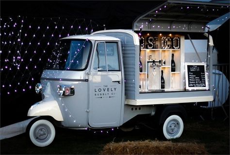 Van Design Ideas, Unique Wedding Food, Alternative Food, Prosecco Van, Catering Van, Prosecco Bar, Mobile Cafe, Mobile Coffee Shop, Coffee Van