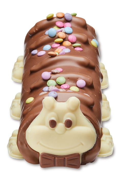 Aldi is now selling mini versions of its Cuthbert caterpillar cake Colin The Caterpillar Cake, Childrens Party Food, Colin The Caterpillar, Caterpillar Cake, Chocolate Stars, Chocolate Sponge, Food History, Roll Cake, Chocolate Decorations