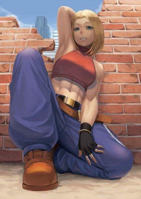 Blue Mary, Capcom Vs Snk, Snk King Of Fighters, The King Of Fighters, Fighter Girl, Street Fighter Art, Tough Girl, King Of Fighters, Comic Games