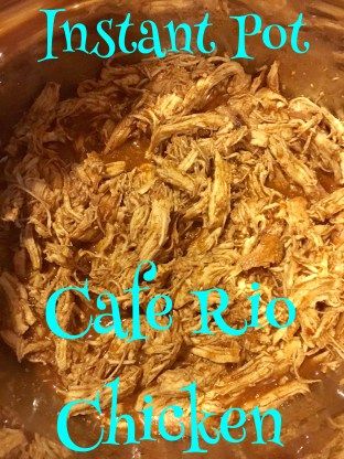 Cafe Rio Recipes, Chicken Pressure Cooker, Cafe Rio Chicken, Chicken Recipes Instant Pot, Thermal Cooking, Instant Food, Cafe Rio, Sweet Pork, Sweet Chicken