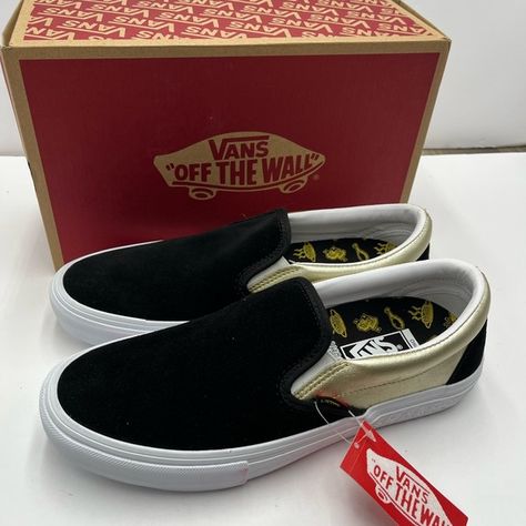 🔥 VANS Slip-On Pro 🔥 Vans Hightop, Vans Slip On Pro, Black High Top Vans, Vans Authentic Shoes, Suede Vans, Vans Old Skool Low, Brown Leather Sneakers, Leather Sneakers Men, Leopard Print Sneakers