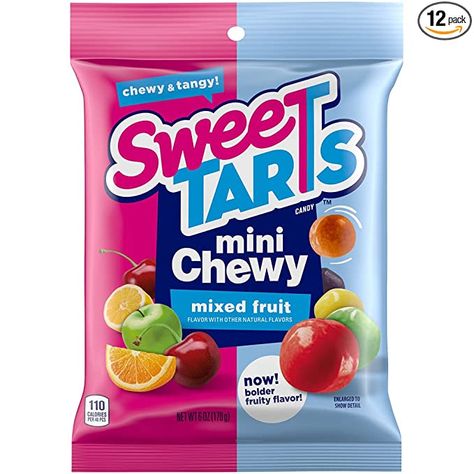 Sweet Tarts Candy, Candy Creations, Fruit Candy, Candy Brands, Chewy Candy, Sweet Tart, Snack Attack, Girly Bags, Mixed Fruit