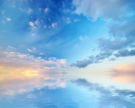 Under The Never Sky, Sky Reference, Sea Reflection, Sky Reflection, Blue Sky Photography, Blue Sky Wallpaper, Quote Photo, Blue Sky Clouds, Waves Beach