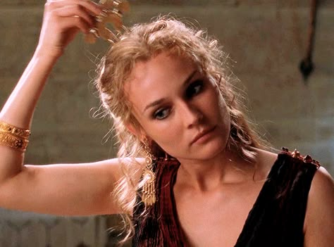 you can always find me in the drift — Diane Kruger as Helen TROY (2004) dir. Wolfgang... Troy Helen, Helen Troy, Helen Of Troy Painting, Helen Of Troy Gif, Helen Of Troy Diane Kruger, Diane Kruger Gif, Diane Kruger Troy, Troy Film, Keira Knightley Gif Hunt