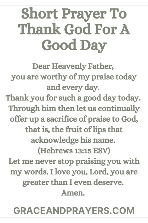 Are you seeking thankful prayers to God for a good day? Then we hope that these 6 prayers will help you reveal your gratitude to Him! Click to read all thankful prayers to God for a good day. Prayer For Thanksgiving To God, Thank You To God, Prayer To Thank God For Everything, Thank God Prayers, Prayer Of Gratitude To God, Prayer For Thanks To God, Thank You Prayer, Thankful Prayers To God, Prayer For A Good Day