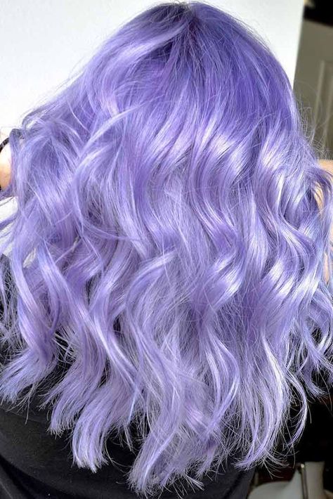 Hair Color - Lavender Balayage #purplehair #balayage Lavender Hair Colors, Light Purple Hair, Dyed Tips, Pravana Vivids, Lilac Hair, Lavender Hair, Hair Color Shades, Hair Color Purple, Winter Hair Color