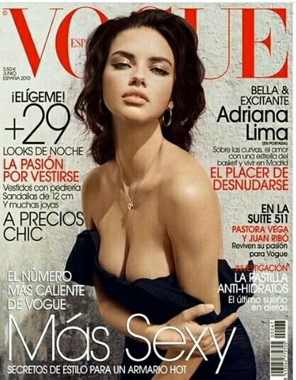 Adriana Lima by Vincent Peters for Vogue Spain June 2010