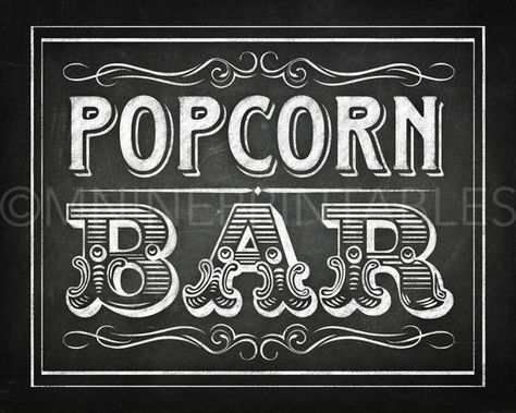 POPCORN BAR Chalkboard Party Art, Chalk Printables, Wedding Signs, Party Signs, Digital Download, Printable Art, Typography Art, Message Print -------------------------------------- ***Purchase 3 or more items and receive 30% off your total order! Just enter the coupon code Dessert Table Chalkboard Sign, Popcorn Sign Wedding, Popcorn Bar Chalkboard Sign, Margarita Bar Sign, Chalkboard Wedding Signs, Wedding Popcorn Bar, Donut Bar Wedding, Popcorn Bar Sign, Bar Chalkboard