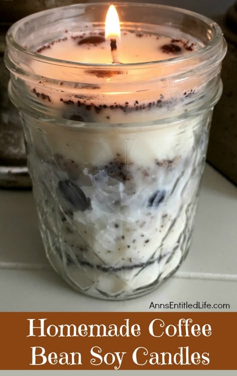 Coffee Bean Candle, Homemade Candle Recipes, Candle Recipes, Hand Dipped Candles, Candle Making Ideas, Candle Dipping, Homemade Candle, Candles Homemade, Diy Candles Homemade