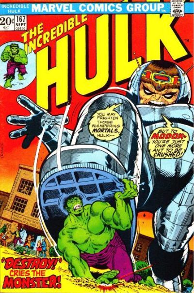 Incredible Hulk (Vol. 2) 167 Incredible Hulk Tv, Marvel Comics Covers, Hulk Comic, The Incredible Hulk, The Hulk, Hulk Marvel, Old Comics, Marvel Comic Books, Classic Comics