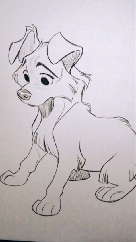 Animals Art Reference, Disney Style Dog Drawing, Dogs Cartoon Drawing, Puppy Reference Drawing, Stylized Dog Drawing, How To Draw Cartoon Dogs, Dogs Drawing Reference, Animated Dog Drawing, Dog Refrence Drawings