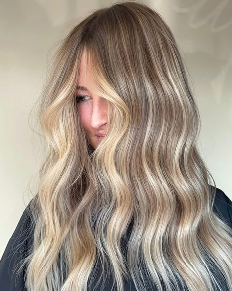 Golden Blonde With Brown Lowlights, Sandy Dimensional Blonde, Super Dimensional Blonde, Low Maintenance Dimensional Blonde, Fall Blonde Lowlights, Creamy Blonde With Lowlights, High Dimension Blonde, Light Blonde With Lowlights, Thick Highlights Blonde