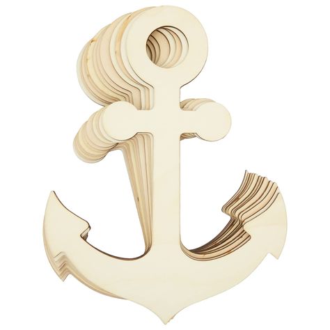 PRICES MAY VARY. Unfinished Wood Anchor: Use these nautical cutouts for crafts, boat party decorations, or personalized front door signs to welcome your guests Arts and Crafts: The wood anchors can be engraved, sanded, and stained to create personalized signs for an upcoming wedding reception, nautical baby shower, or birthday party Smooth Surface: Our unfinished wood cutouts have a smooth, unfinished wood surface that can easily be customized with seashells, sand, rope, paint, glitter, stencils Boat Party Decorations, Nautical Centerpiece, Coastal Party, Wooden Anchor, Diy Nautical Decor, Wood Anchor, Anchor Decor, Bright Paintings, Nautical Baby Shower