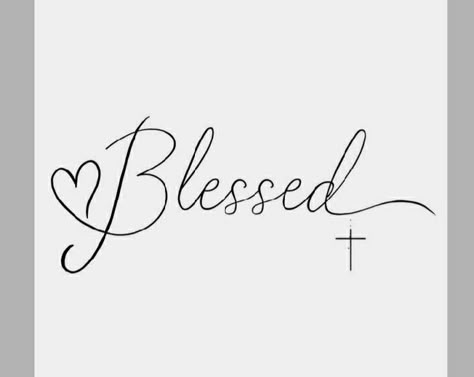 Blessed Tattoo Stencil, Blessed Tattoo Design, Blessed Tattoo, Wonderful Wallpapers, Blessed Tattoos, Butterfly Tattoos For Women, Tattoos For Black Skin, Dope Tattoos For Women, Butterfly Tattoos