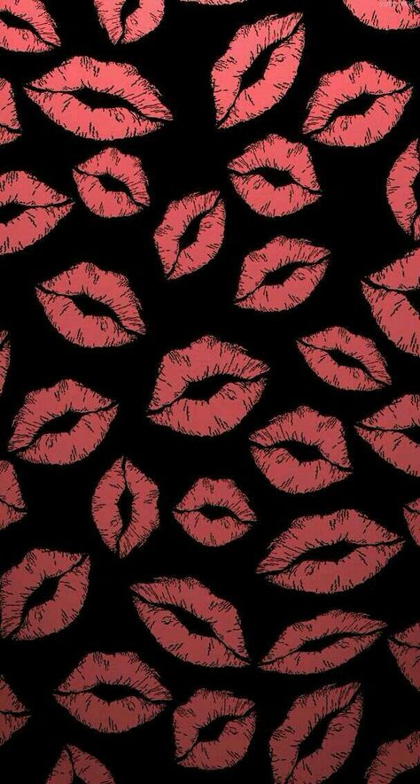 Kiss Mark Wallpaper, Kiss Mark, Background Wallpapers, Wallpaper Iphone, We Heart It, Kiss, Lips, Lost, Wallpapers