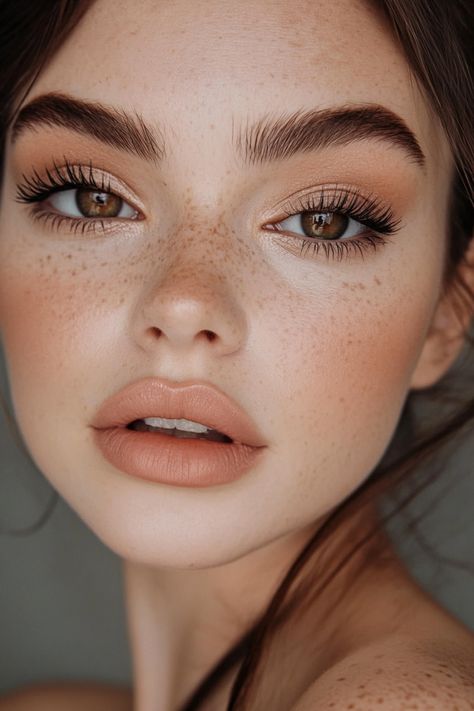 Simple Makeup For Brown Eyes, Simple Eye Looks, Make Brown Eyes Pop, Makeup Ideas Eyes, Eyeshadow Combos, Brown Eyes Pop, Make Brown, Natural Makeup For Brown Eyes, Eyeshadow Colors