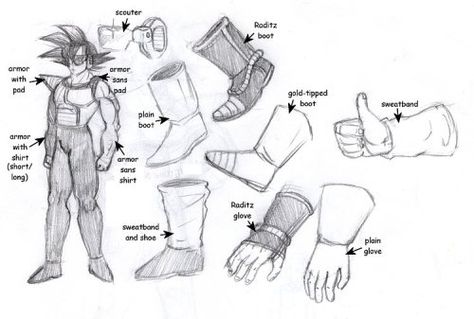 Animation Character Concept, Drawing Goku, Tutorial For Drawing, Dbz Cosplay, Saiyan Armor, Dbz Drawings, Actually I Can, Armor Drawing, Ball Drawing