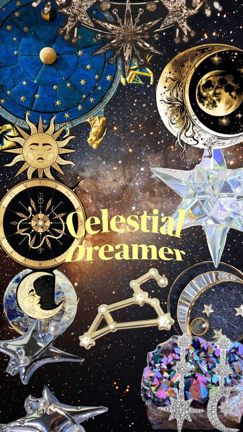 Celestial Dreamer # stars #moon Celestial Aesthetic, Stars Moon, 90s Aesthetic, The Dreamers, Moon, Stars, Pins