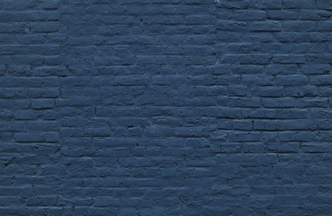 Blue Brick Wallpaper, Blue Brick Wall, Brick Wall Mural, Cafe Bar Design, Impressive Wallpaper, Brick Wall Wallpaper, Navy Bedrooms, Ideal Bedroom, Industrial Cafe