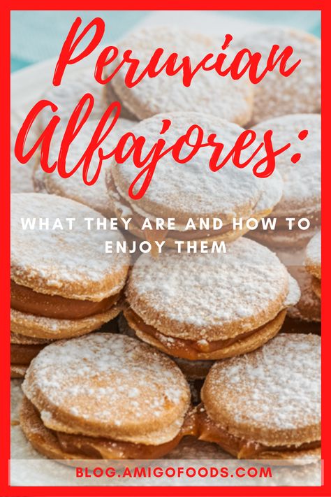 Alphajores Recipe, Peruvian Cookies, Peruvian Desserts Easy, Peruvian Cookies Recipes, Authentic Spanish Desserts, Peruvian Food Recipes, International Dessert Recipes, Desserts From Around The World, Peruvian Alfajores Recipe