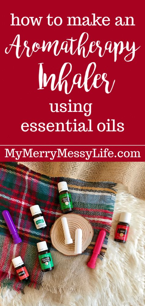 DIY Aromatherapy Inhaler Instructions – My Merry Messy Life Castile Soap Recipes, Salt Inhaler, Decluttered Home, Nasal Inhaler, Create Habits, Messy Life, Menthol Crystals, Home Made Gifts, Essential Oil Companies