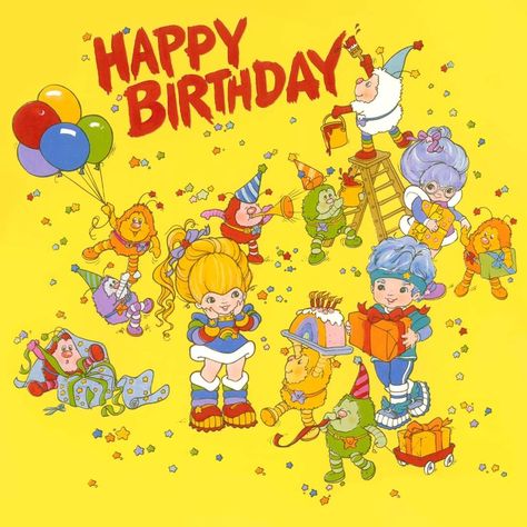 Rainbow Brite Party, Rainbow Brite Birthday, Cartoons 80s 90s, Birthday Memes, Vintage Cartoons, Awesome Sauce, Paper Stuff, 90s Cartoons, Rainbow Bright