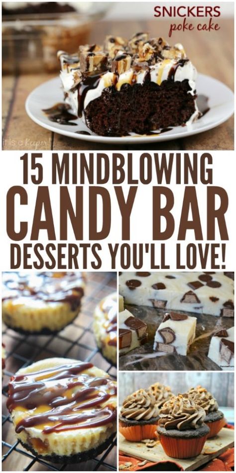 Desserts With Candy Bars, Candy Bar Bars, Zero Candy Bar Cake, Candy Bar Desserts Recipes, Fast Break Candy Bar Recipe, Desserts Made With Candy Bars, Starburst Desserts, Recipes Using Candy Bars, Candy Bar Pie Recipes