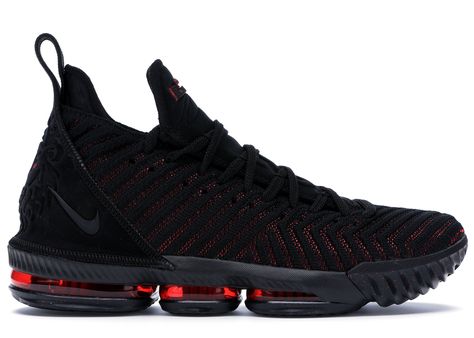 NIKE LEBRON 16 FRESH BRED. #nike #shoes Zapatillas Nike Basketball, Nike Shoes For Boys, Lebron 16, Lebron James Shoes, Shoes Wallpaper, Nike Shoes Air Force, Lebron Shoes, Black Nike Shoes, Kicks Shoes