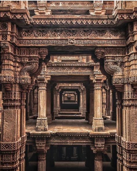 Adalaj Stepwell Photography, Stepwell Architecture, Ahmedabad City Photography, Indian Stepwell, Gandhinagar City, Ganapati Background, Adalaj Stepwell, Temple Illustration, Ahmedabad City