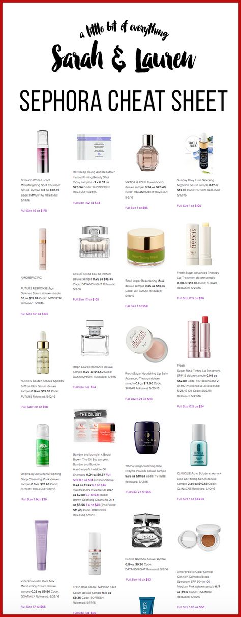 This girl breaks down all the Sephora promo codes you could even want. http://www.chusisters.com/blog-1/2016/5/17/the-ultimate-sephora-promo-code-list-cost-break-down #retailvalue #gwp #giftwithpurchase #sephora #sephorapromocodes #sephoracheatsheet #cheatsheet #makeupaddict Sephora Codes 2023, Sephora Cheap Products, How To Get Free Stuff From Sephora, Best Sephora Products 2024, Sephora Promo Codes 2023, Amazon Promo Codes 2023, Sephora Promo Codes 2024, Sephora Codes, Sephora Discount Codes 2024