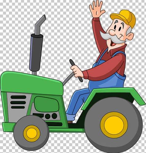 Tractor Clipart, Tractor Drawing, Farm Cartoon, Business Cartoons, Bunny Painting, Farm Crafts, Kids Scrapbook, Cartoons Png, Pop Art Wallpaper