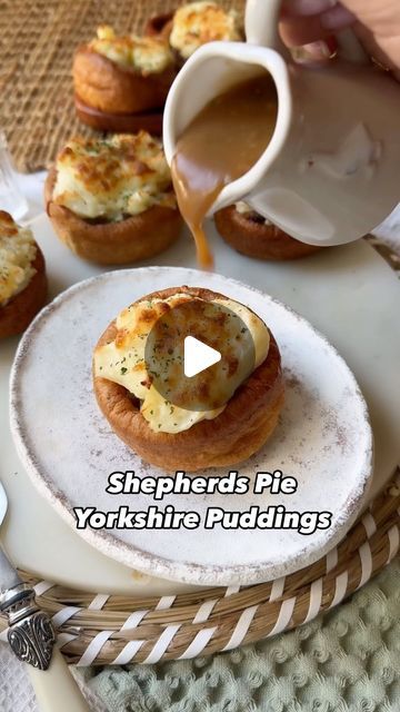 Chloe 🌸 on Instagram: "SHEPHERDS PIE FILLED YORKSHIRE PUDDINGS 😍😍

So I made these last year and topped them with smiley faces so I thought I’d make a non smiley face version! Leo preferred the smiley version tho 🤣 

* 1 tbsp oil
* 300g Quorn or lamb mince 
* 1 large onion
* 1 tsp garlic 
* 2-3 medium carrots, chopped
* 2 tbsp tomato purée
* large splash Worcestershire sauce
* 300ml beef or veg stock

Add Parsley, rosemary, salt & pepper to taste 

In a pan heat the oil with the onion garlic & mince for a few mins. Then add the rest & cover and cook for 10 mins. Uncovering half way.

Add the mix to Yorkshire puddings - top with mash - I used pre made as it’s easier but you can make your own! Top with cheese and cook for 10 mins in the oven on 180. 

Enjoy!! I also drizzled over gravy b Yorkshire Pudding Shepherds Pie, Yorkshire Christmas Pie, Beginner Homesteading, Veg Stock, Rosemary Salt, Yorkshire Puddings, Christmas Pie, Yorkshire Pudding, The Onion