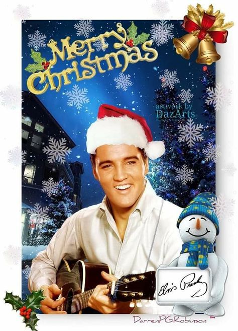 Elvis Christmas, Elvis Presley Army, Elvis Presley Christmas, Elvis Wallpaper, Picture Music, Elvis Presley Memories, Elvis Presley Images, Marie Presley, Hawaiian Christmas