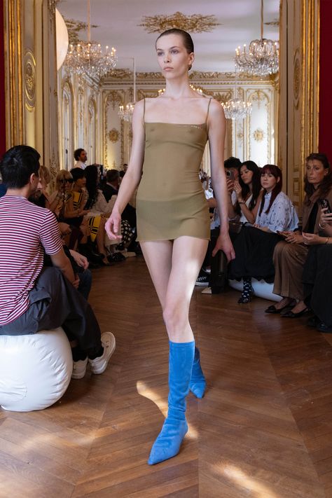 MARNI SPRING/SUMMER 2024 Vol.2 Paris, Sept 27th, 2023 Straight Cut Pants, Blue Accessories, Spring Summer 2024, Christian Siriano, Spring 2024, Issey Miyake, Spring Collection, Summer 2024, Color Trends